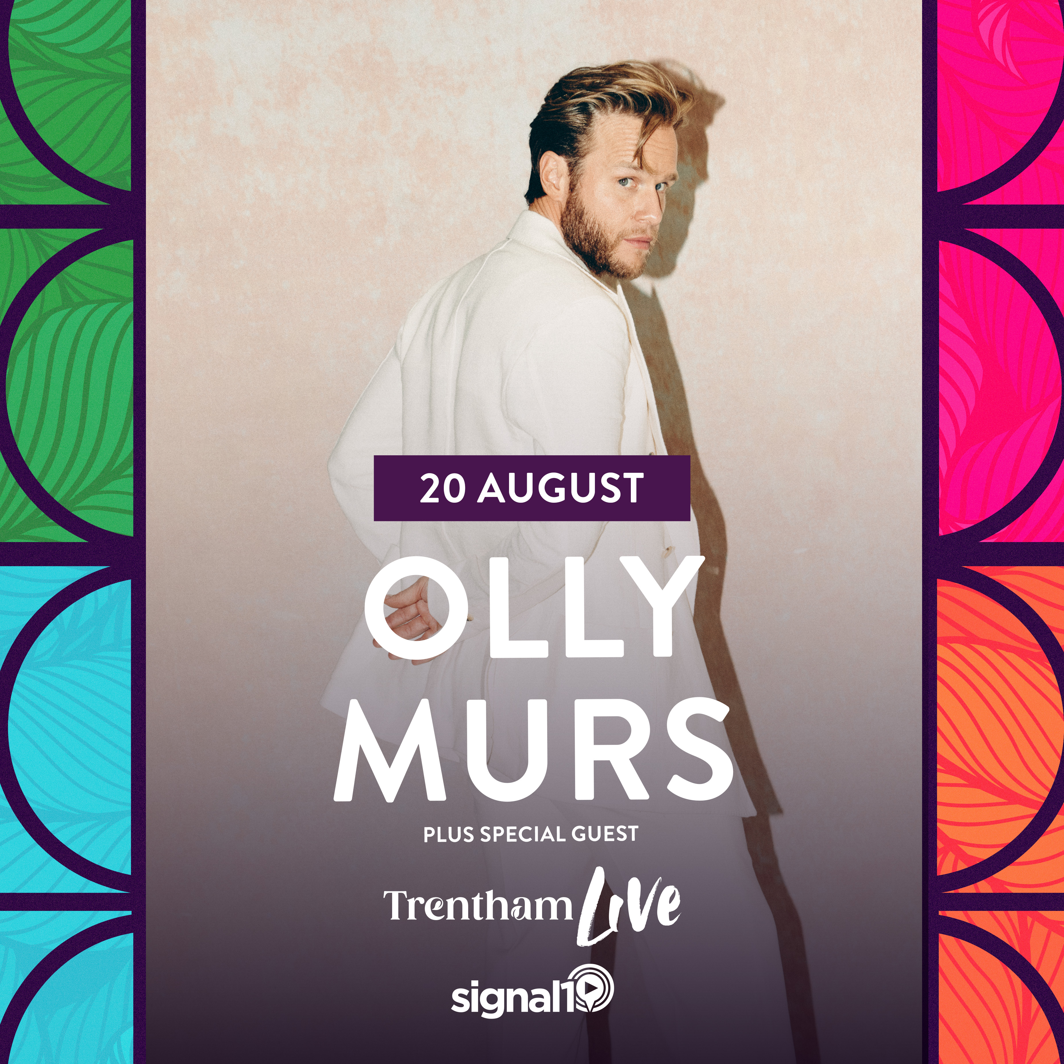 Trentham Live Announce Olly Murs as First Headliner!